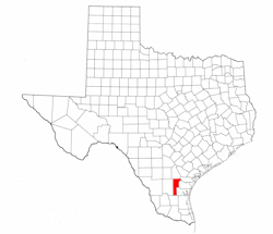 Jim Wells County Texas - Location Map